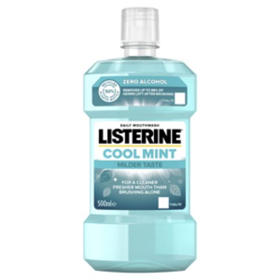 Picture of Listerine Cool Mint Mild Mouthwash 500ml x6